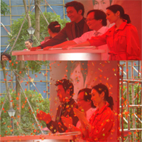 馬德鐘郭可盈出席廣州順德房地產(chǎn)開盤活動(dòng)