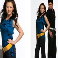 李湘代言利鷹牛仔褲拍攝現(xiàn)場