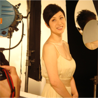 陳法蓉代言必優(yōu)蘭護膚品拍攝現(xiàn)場